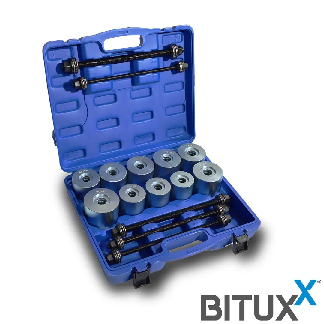 Bituxx guolių ir įvorių montavimo rinkinys, 27 dalys, M10–M18
