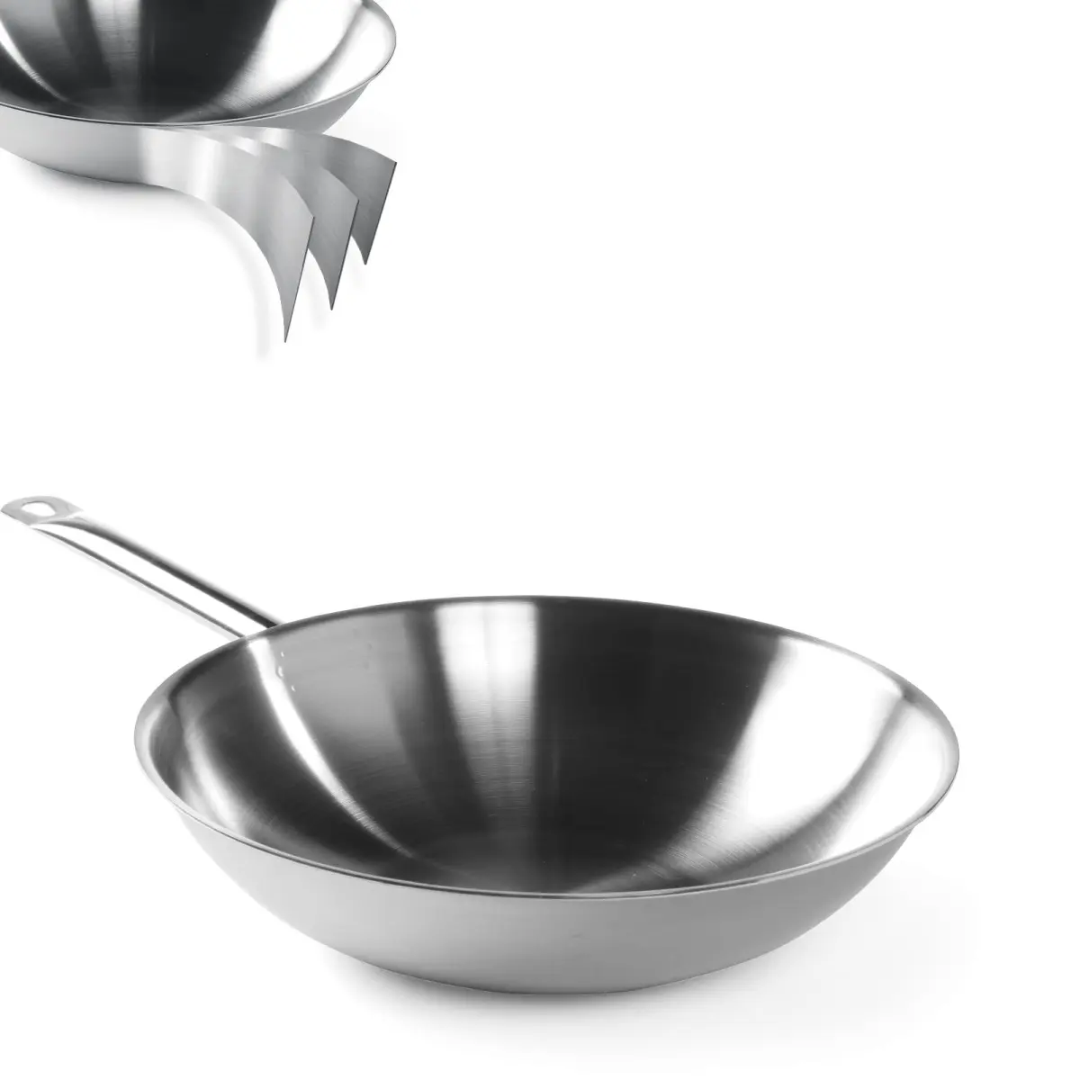 Hendi trijų sluoksnių keptuvė WOK be dangčio Ø 360 mm (839003)